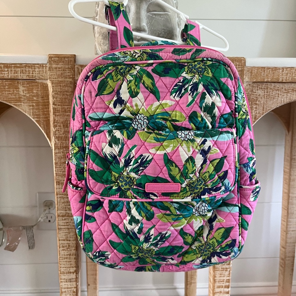 Vera Bradley Tropical Paradise small quilted backpack